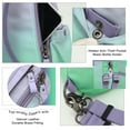 thumbnail image 4 of Canvas Sling Bag - Small Crossbody Backpack Shoulder Casual Daypack Rucksack for Men Women Outdoor Cycling Hiking Travel, 4 of 7