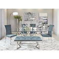 thumbnail image 6 of Beaufort Upholstered Tufted Bench Dark Grey, 6 of 7
