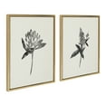 thumbnail image 2 of Sylvie Botanical 18 in x 24 in Framed Painting Canvas Art Prints, by Kate and Laurel Set of 2, 2 of 6
