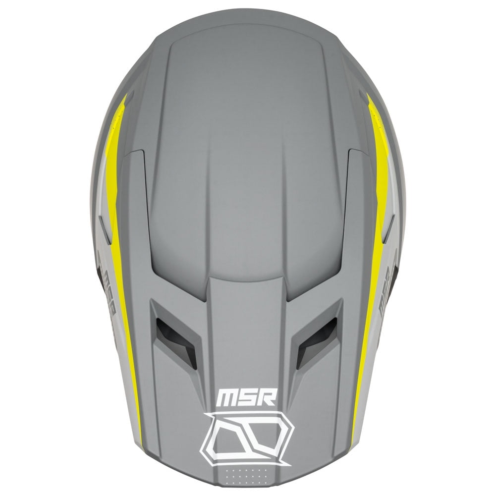 MSR™ Mav Inertia Dirt Bike Motocross Helmet w/MIPS Large Matte Grey/Hi-Vis