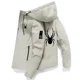 thumbnail image 5 of Primavera otoño chaqueta deportiva al aire libre a prueba de viento con cremallera sólida para hombre sombrero recto informal de alta calidad ocio de moda simplicidad, 5 of 5