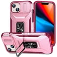 thumbnail image 1 of Funda para GANGXUN iPhone 15 Plus - Soporte metálico, Función magnética, Rosa, 1 of 6