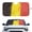 Brush Strokes Flag, variant on XYZCANDO Car Windshield Cover with Distressed Brazil Flag, Foldable Sunshade with Storage Pouch for Automotive Front Windshield Use