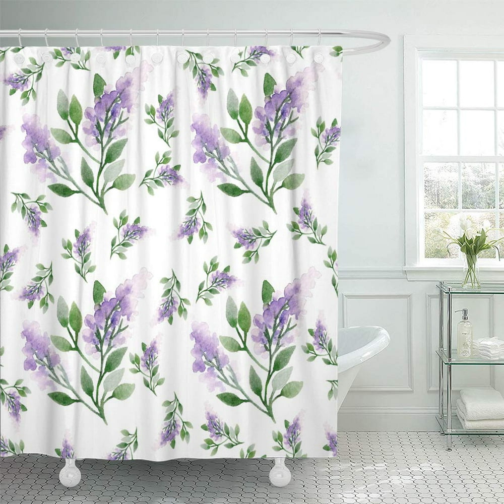SUTTOM Background Watercolor Pattern of Lilac Floral Beautiful Bloom