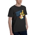 thumbnail image 2 of Happy Father's Day Men's Basic Short Sleeve T-Shirt Black Medium, 2 of 5