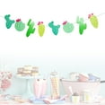 thumbnail image 3 of Mexico Cactus Banner Bachelor Party Banner Hen Party Birthday Garland Christmas Home Decor(Paper Printed Cactus Banner), 3 of 8