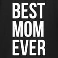 thumbnail image 2 of Best Mom Ever White Print Womens T-Shirt Black (XL), 2 of 2