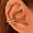 Style 4, variant on Non-Piercing Ear Cuffs Set, 4 Pairs 14K Gold Plated Clip On Cartilage Earrings, Adjustable Fake Helix & Conch Ear Cuffs for Women, Stackable Ear Jewelry