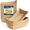 Brown, variant on Spargos 3 lb Paper Food Boats, 125 Count, Brown Kraft Nacho and Hot Dog Trays for Concession and Parties