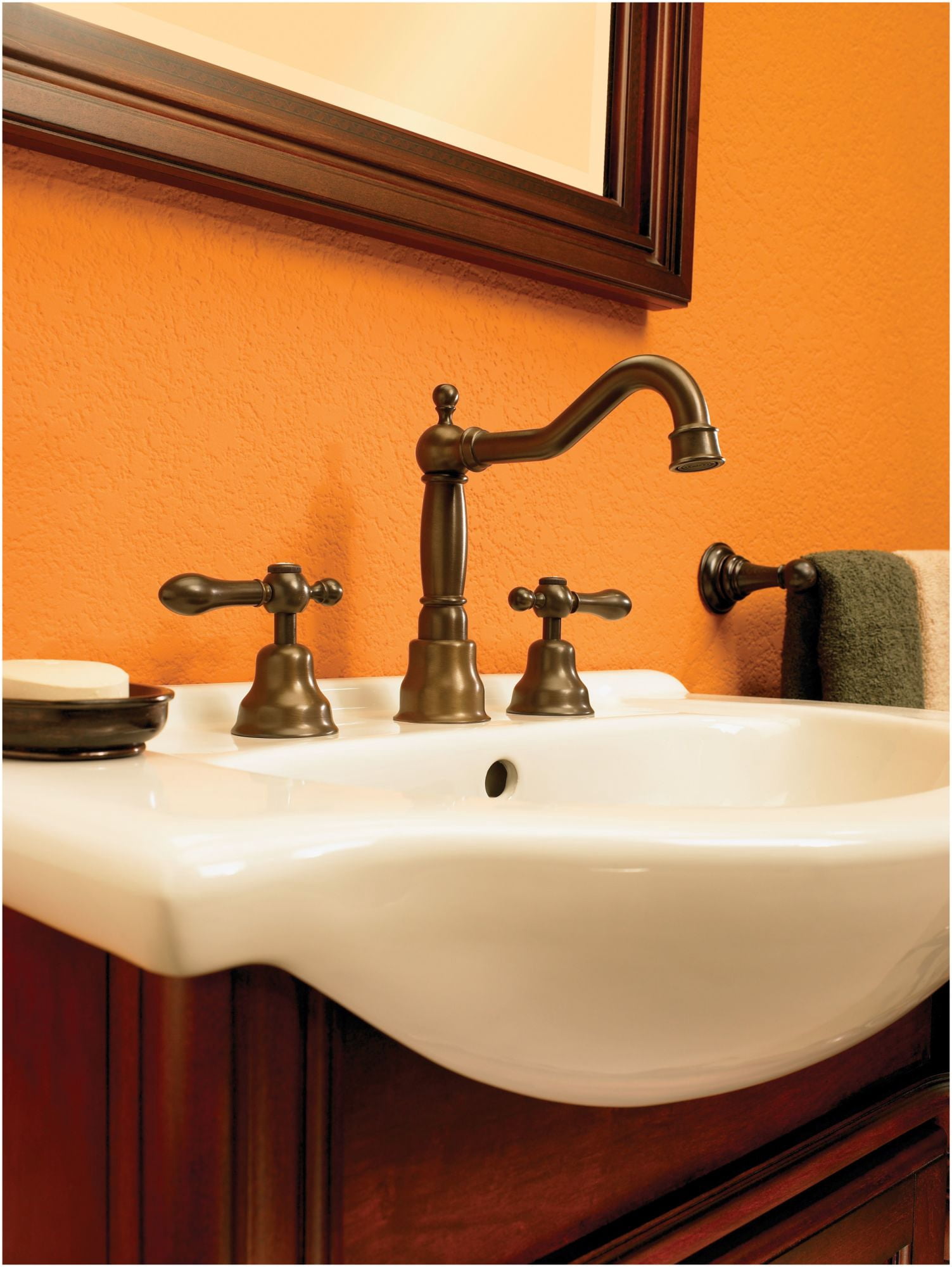 Rohl Ac107lm-2 Arcana 1.2 GPM Widespread Bathroom Faucet - Brass