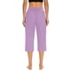 thumbnail image 3 of WILLBEST Pantalones Capri de Yoga Casuales para Mujer, Holgados, Cómodos, Deportivos, de Verano, de Pierna Ancha y Cintura Alta. Mediana, 3 of 6