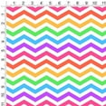 thumbnail image 2 of Rainbow Chevrons Zigzag Pattern Premium Roll Gift Wrap Wrapping Paper, 2 of 4