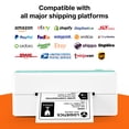 thumbnail image 5 of Rongta Wireless 4x6 Thermal Shipping Label Printer – Bluetooth Label Maker for Packages & Small Business, Works with Android/iOS/Windows (Green), 5 of 8