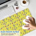 thumbnail image 4 of Long Mouse Pads for Desk,Yellow Cartoon Unicorn Rainbow Heart Desk Mats on Top Of Desks, Desk Mouse Pad Extra Large with 3mm Non-Slip Base and Stitched Edge for Gaming,Work,Home 31.5"x15.7", 4 of 5