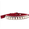 thumbnail image 1 of PU with Pearl , Chew Proof Adjustable Breakaway Buckle Dog Collar,5,S, 1 of 5