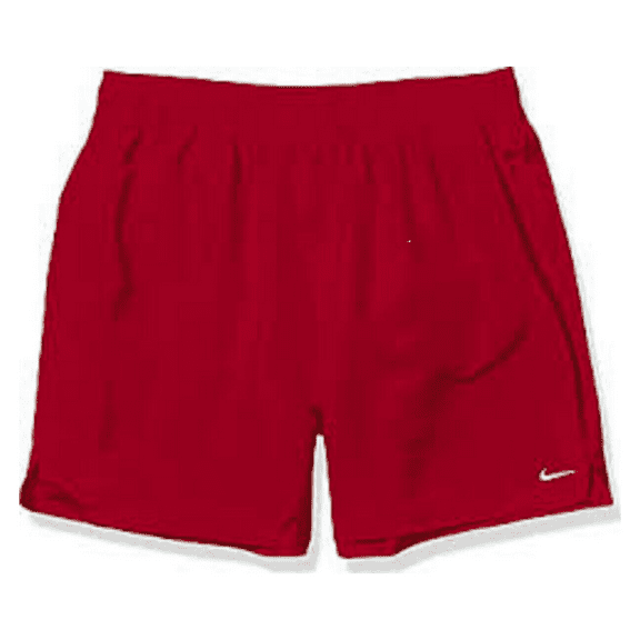 Nike Men's Solid Lap 9 Volley Short Swim Trunk,Maroon [XL]