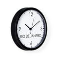 thumbnail image 4 of CafePress - RIO DE JANEIRO World Clock - 10" Quartz Analog Battery-Powered Modern Wall Clock, Unique, 4 of 5