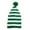 Light Green, variant on Striped Knit Beret Autumn Winter Warm Holiday Hat Men Women Festive Seasonal Headwear Green
