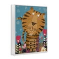 thumbnail image 2 of Stupell Industries Eclectic Boho Tiger & Flowers White Framed Giclee Art, 11 x 14, by Carla Daly, 2 of 8