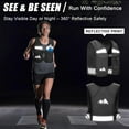 thumbnail image 6 of Dinfu Hydration Vest for Running & Hiking - Breathable Adjustable Vest with 500ml Soft Flask for Men and Women, 6 of 6
