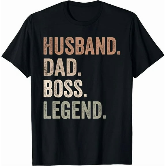 Kiraa Tee With Boss Husband Dad Legend Vintage Father'S Day Gift Unisex T-Shirt