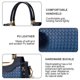 thumbnail image 3 of Adecuado para trabajo y viajes. Bolso de hombro de PU portátil de moda, bolso de mensajero, bolso suave simple, 3 of 5
