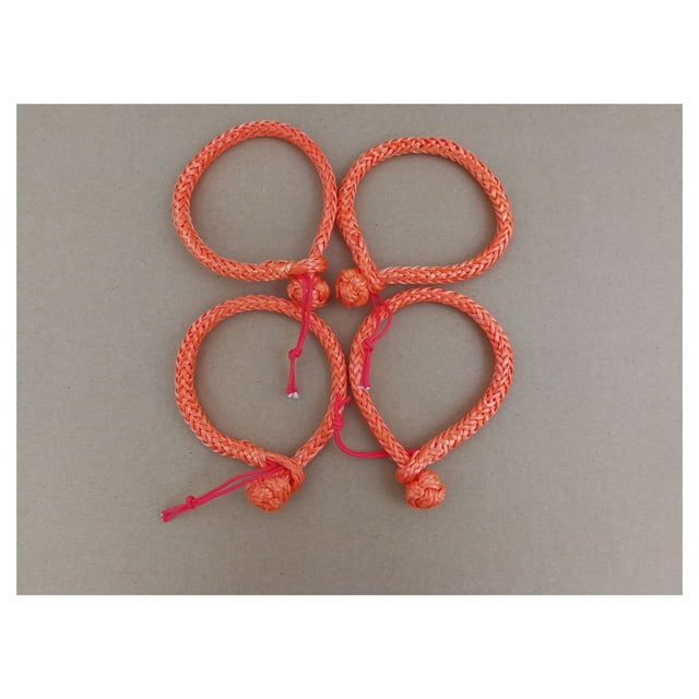 4mm*90mm Winch Soft Shackles,Rope Shackle For Recovery Towing UHMWPE Shackle For ATV UTV SUV ,Easy to Use