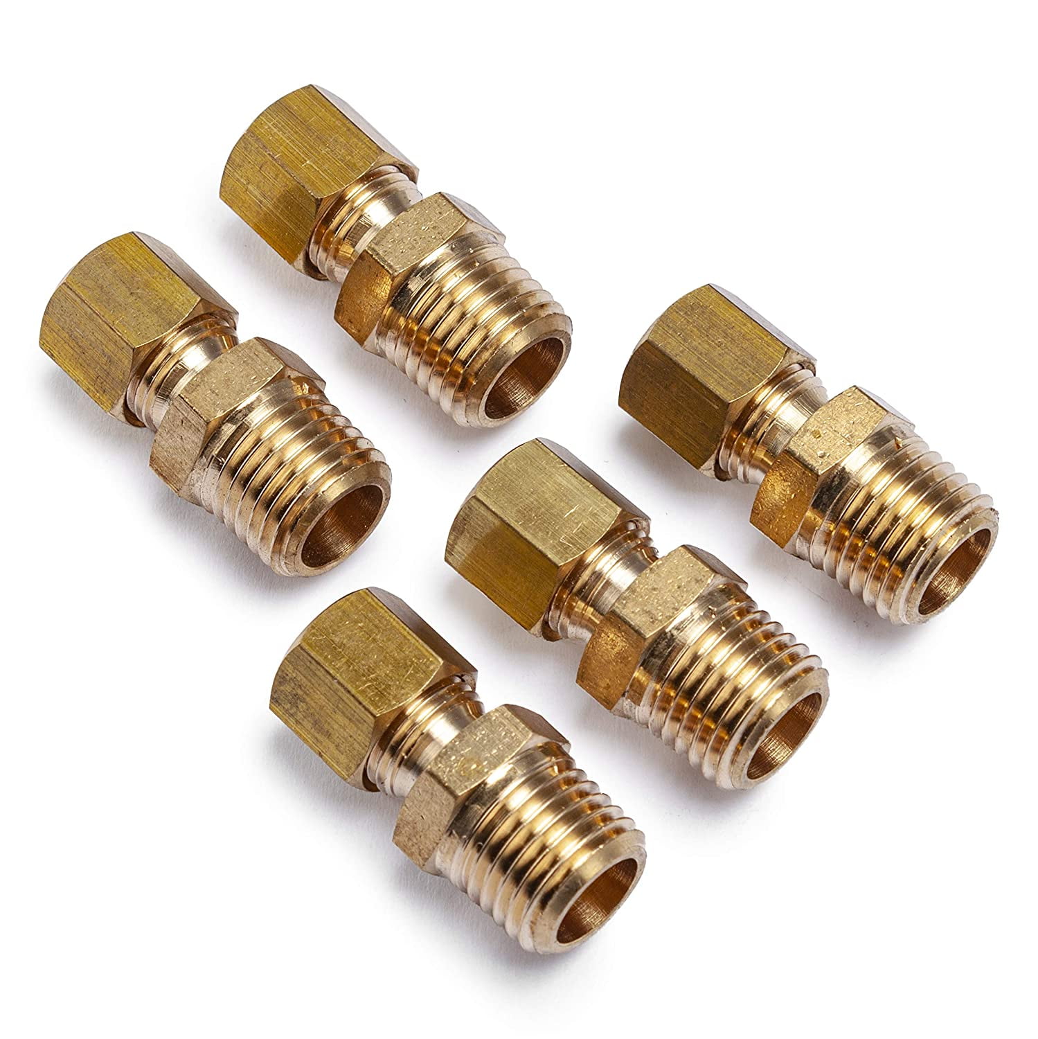 Carpet Extractor Hose Coupling WHOLESALE 5 Brass Female & 5 Brass Male ¼" 