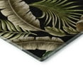 thumbnail image 4 of Addison Rugs Mayfield Washable Tropical Leaves Midnight Rectangle Rug, 10' x 14', 4 of 6