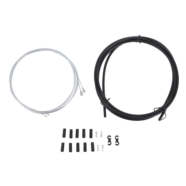 Ensemble de Câbles de Frein de Vélo, Kit de Boîtier de Câble de Dérailleur de Vélo avec Leviers de Frein Embout Clip en S pour Vélo de Montagne Route BL329T Ensemble de Câbles de Frein de Vélo, Kit de Boîtier de Câble de Dérailleur de Vélo avec Leviers de Frein Embout Clip en S pour Vélo de Montagne Route BL329T