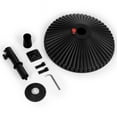 thumbnail image 4 of Abba Patio Umbrella Base, Round Sunburst Market Umbrella Stand, 50.7 lbs Capacity, Black, 4 of 6