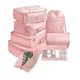 thumbnail image 1 of 8 Pcs Travel Organizer Storage Bags Clothes Shoe Tidy Pouch Waterproof Portable Luggage Suitcase Packing Case, 1 of 5