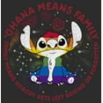 thumbnail image 2 of Women's Lilo & Stitch Ohana Rainbow Pride  Graphic Tee Black Small, 2 of 4
