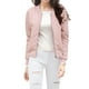 thumbnail image 2 of Chaqueta bomber Allegra K Acolchada con cremallera Rosa XS, 2 of 5