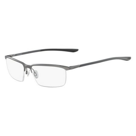 Nike Men's Eyeglasses 6071 071 Gunmetal Half Rim Titanium Optical Frame 59mm