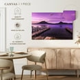 thumbnail image 4 of Elephant Stock Lake Atitlan Wall Art - Horizontal Canvas Wall Art - Living Room Wall Decor - Nature Canvas - Purple And Brown Decor - 12" x 8", 4 of 4