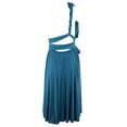 thumbnail image 3 of Vivian's Fashions Dress - Twist Wrap, 8 Ways to Wear (Bombay Teal, Regular), 3 of 7