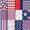 B, variant on Lumifun 12 PCS Independence Day Wrapping Paper 6 inches, Patriotic Red White Blue Pattern Paper, for 4th of July, Memorial Day, Birthday Party Supplies, Gift Packaging
