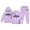 Purple, variant on Tracksuit Athletic Sweatsuits Sets,2PC Long Sleeve Letter Printed Pullover Hoodie Sweatshirt Jogger Set Warm Fall Winter Clothes Teen Girl Trendy Clothes 10-11 Years