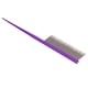 thumbnail image 1 of Peine para mascotas Bling Bling peine ergonómico morado 2 densidades, 1 of 12