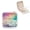 White, variant on Pratyus Rainbow Clouds Plane Small Jewelry Box for Women - PU Leather Organizer for Necklace, Ring, Earring Storage White