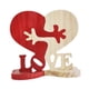 thumbnail image 4 of Adornos de madera Macarena en forma de corazón Decoración de mesa 12cm x 12cm, 4 of 8