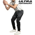 thumbnail image 6 of Ultra Performance Pack of 3 Fleece Active Tech Joggers for Men, Mens Sweatpants with Zipper Pockets, 6 of 7