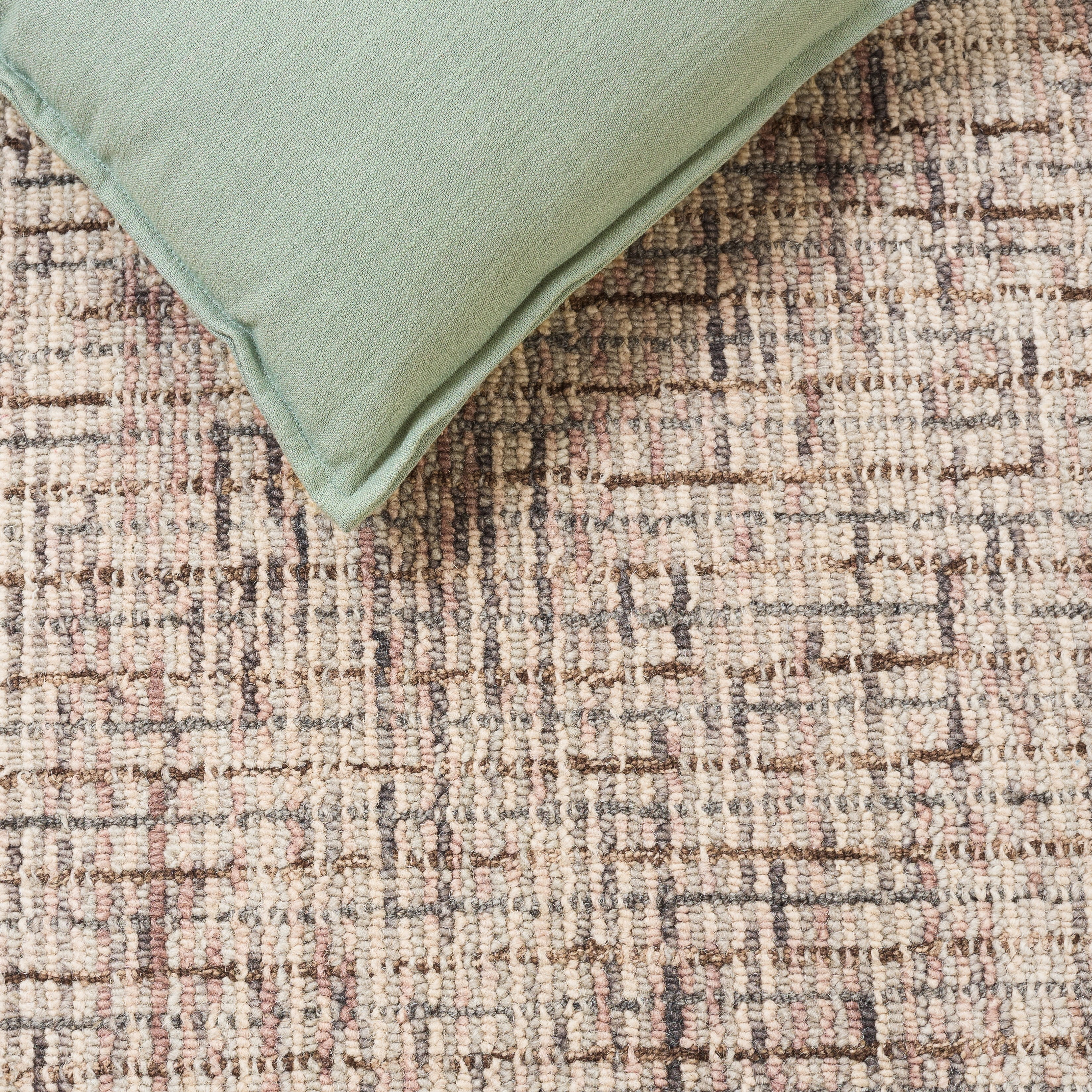 Safavieh Abstract Delia Distressed Wool Area Rug, Beige/Brown, 4' x 6'