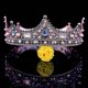 thumbnail image 1 of Tiara de novia de cristal para deshierbe, corona de diamantes de imitación, joyería nupcial para la cabeza ZefeiWu 8390613853271, 1 of 1