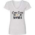 thumbnail image 3 of Inktastic Cane Corso Mama with Flowers and Arrow Women's V-Neck T-Shirt, 3 of 5