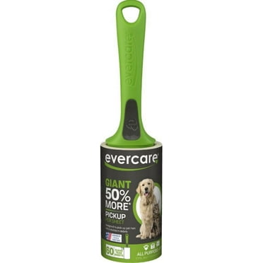 Evercare Pet Giant Comfort Grip Extreme Stick Lint Roller, 60 Sheets