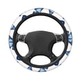 thumbnail image 2 of KLL Car Steering Wheel Cover, Universal 15 inch, Soft Elastic and Comfortable,Car Accessories Decorations-Beautiful Butterflies, 2 of 7