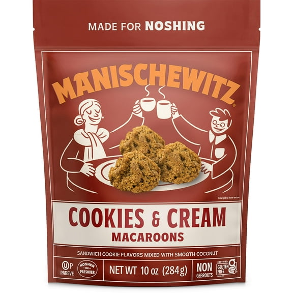 Manischewitz Cookies 'n Cream Macaroons 10oz tin