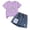 A320-I, variant on TOWED22 Kids Baby Girl Summer Clothes Toddler Little Girl 2 Piece Summer Butterfly Print Outfit T Shirt   Denim Skirt Set(D,5-6 Y)